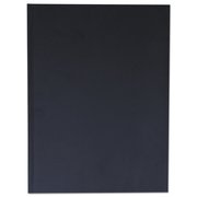 Universal Casebound Hardcover Notebook, Wide/Legal, Black, 10.25 x 7.68, 150 Sht UNV66353